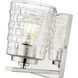 Saben Indoor Wall Sconce Wall Light in Polished Nickel